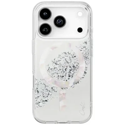 Uniq Coehl Iphone 17 Pro Max (2025) 6.3 Magnetic Charging Crystelle - Sparkling Silver